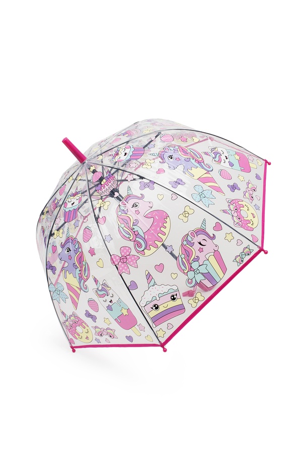 Прозора парасолька для дівчинки колір рожевий ЦБ-00248631 SKT000989698 фото