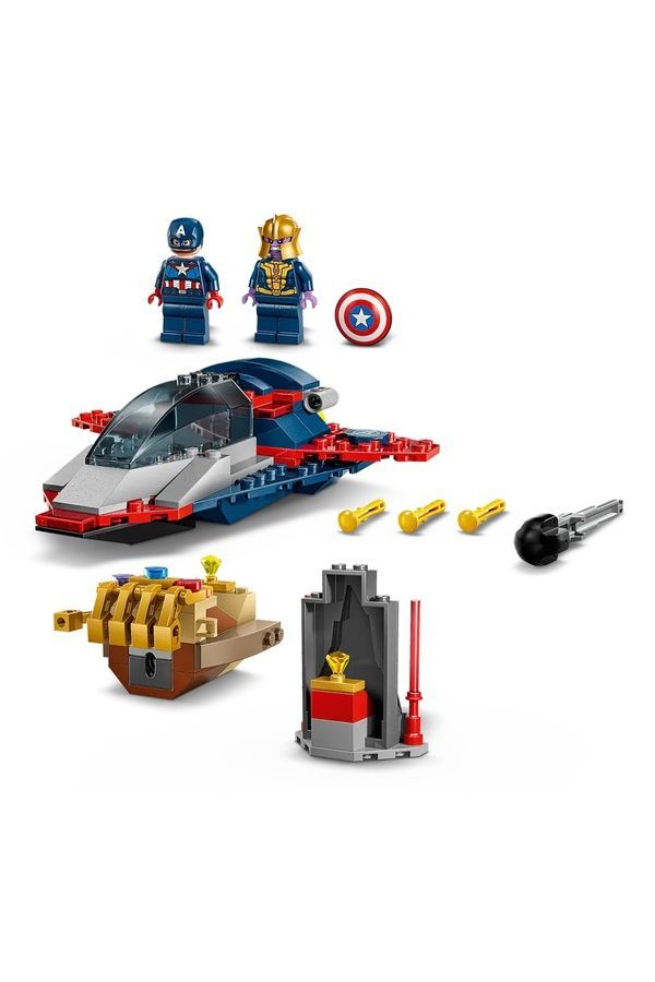 Конструктор LEGO Marvel Капітан Америка проти Таноса, 107 деталей 76319 ЦБ-00282668 фото