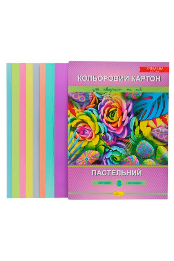 Набір кольорового картону "Пастельний" колір різнокольоровий ЦБ-00253849 SKT001002944 фото