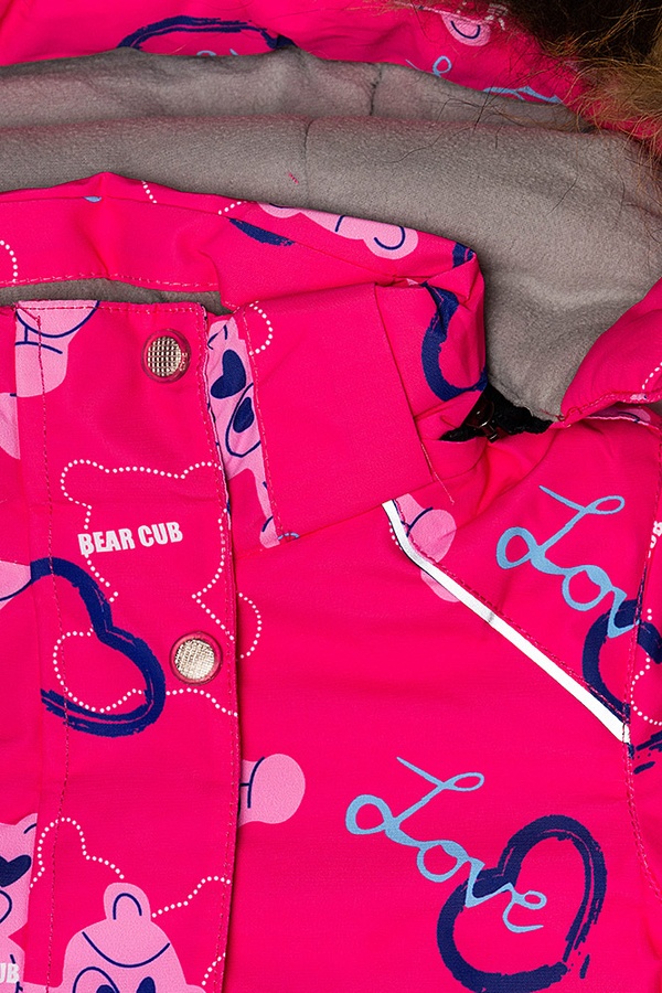 Комплект куртка з штанами на дівчинку 86 колір рожевий ЦБ-00196540 SKT000859477 фото