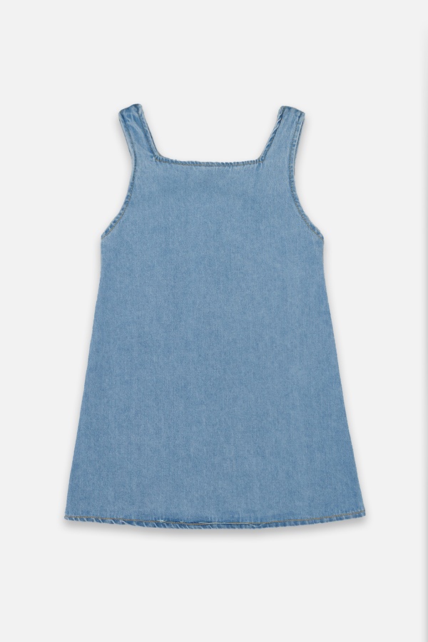 Джинсовий сарафан для дівчинки 116 колір блакитний ЦБ-00250115 SKT000992609 фото