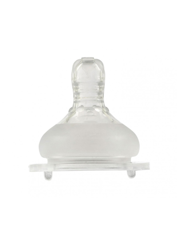 Соска силиконовая антиколиковая для бутылочек с широким горлом цвет прозрачный ЦБ-00193782 SKT000852916 фото