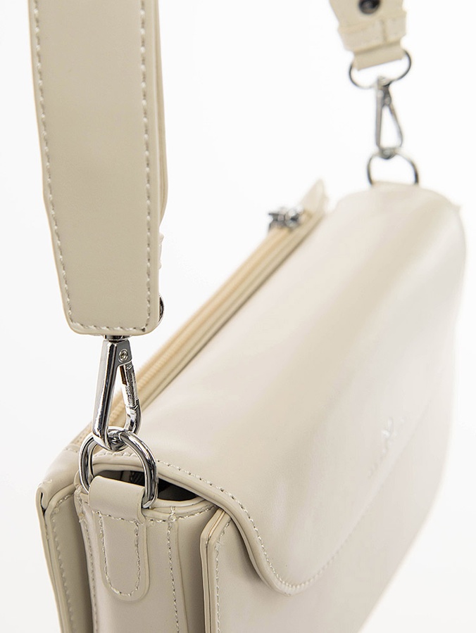 Маленька жіноча сумочка колір бежевий ЦБ-00214304 SKT000896155 фото