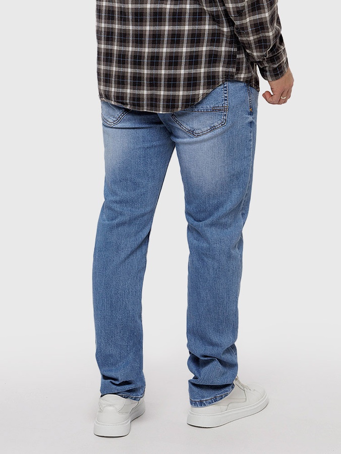 Мужские джинсы регуляр 42 цвет голубой ЦБ-00220236 SKT000909224 фото