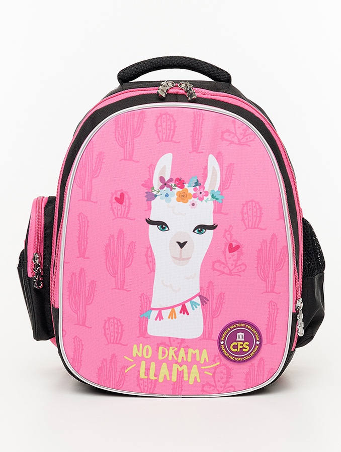 Рюкзак шкільний "Lama" колір рожево-чорний ЦБ-00126656 SKT000464782 фото