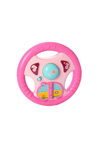 Розвиваюча іграшка "Кермо музичне" колір рожевий ЦБ-00202035 SKT000871627 фото