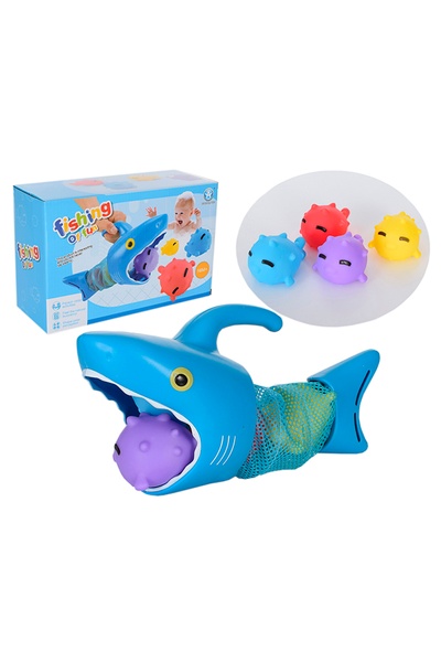 Іграшка для купання - Акула-пастка колір різнокольоровий ЦБ-00197410 SKT000861071 фото