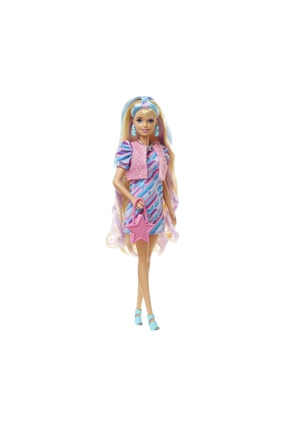 Лялька Barbie "Totally Hair" Зіркова красуня колір різнокольоровий ЦБ-00202936 SKT000873230 фото