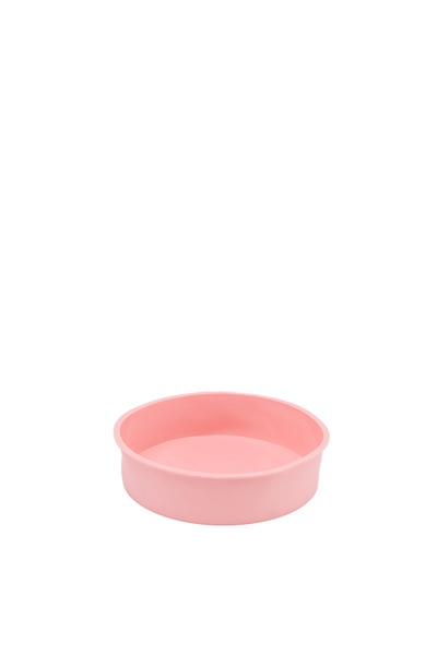 Силіконова форма для випічки - Кругла колір рожевий ЦБ-00247450 SKT000987155 фото