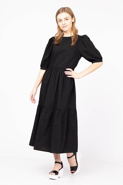 Сукня жіноча 44 колір чорний ЦБ-00174763 SKT000584802 фото