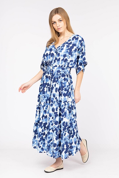 Сукня жіноча 46 колір синій ЦБ-00174034 SKT000582282 фото