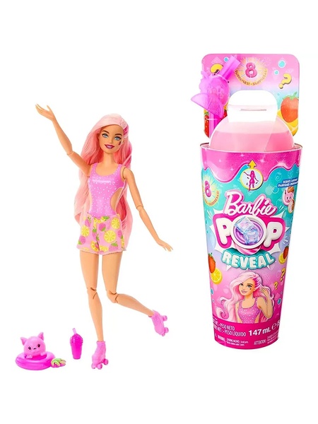 Лялька Barbie "Pop Reveal" серії "Соковиті фрукти" – полуничний лимонад колір різнокольоровий ЦБ-00231943 SKT000937564 фото