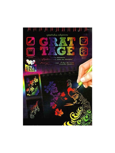 Набір для творчості "GRATTAGE" колір різнокольоровий ЦБ-00213817 SKT000894689 фото