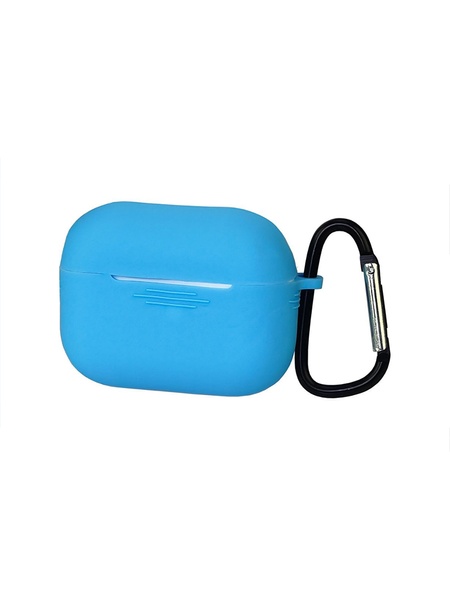 Чохол силіконовий з карабіном для Apple AirPods 3 колір блакитний ЦБ-00200545 SKT000868636 фото