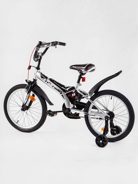 Дитячий двоколісний велосипед 16 "дюймів колір чорно-білий ЦБ-00213410 SKT000893662 фото
