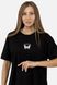 Женская футболка с коротким рукавом 48 цвет черный ЦБ-00253735