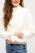 Жіночий светр 48 колір молочний ЦБ-00233296 SKT000941195 фото 3