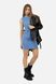Жіноча сукня-міні 40 колір блакитний ЦБ-00246521 SKT000987286 фото 2