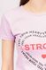 Женская футболка 48 цвет сиреневый ЦБ-00192016 SKT000847789 фото 2