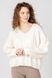 Жіночий пуловер 46 колір молочний ЦБ-00237054 SKT000953417 фото 1
