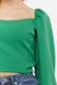 Женская блуза цвет зеленый ЦБ-00191096 SKT000844785 фото 2