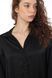 Рубашка с длинным рукавом женская цвет черный 44