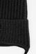 Комплект шапка-шарф на мальчика 42-44 цвет черный ЦБ-00206104 SKT000879721 фото 2