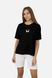 Жіноча футболка з коротким рукавом 48 колір чорний ЦБ-00253735