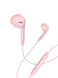 Навушники дротові вкладиші Hoco M55 з мікрофоном Jack 3.5 колір рожевий ЦБ-00230820 SKT000935558 фото 2