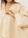 Жіноча блуза оверсайз 42 колір бежевий ЦБ-00219288 SKT000906952 фото 2