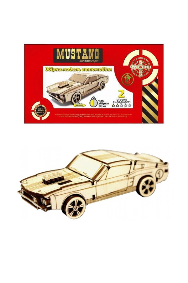 Золотая Серия автомобиль "Mustang" цвет разноцветный ЦБ-00178263 SKT000593949 фото