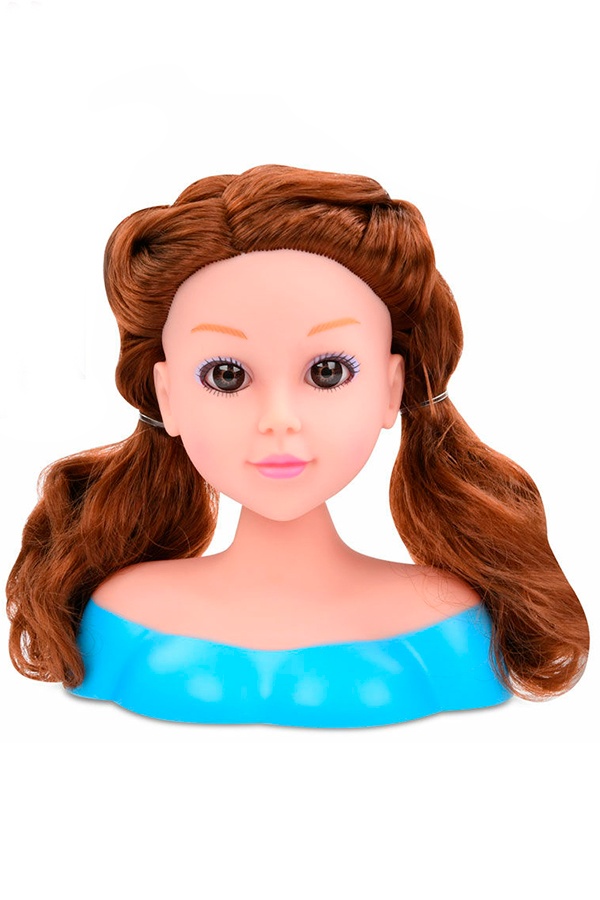 Кукла-голова для причесок цвет разноцветный ЦБ-00248083 SKT000988555 фото