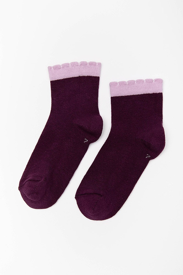 Шкарпетки 23-26 колір фіолетовий ЦБ-00194656 SKT000855025 фото