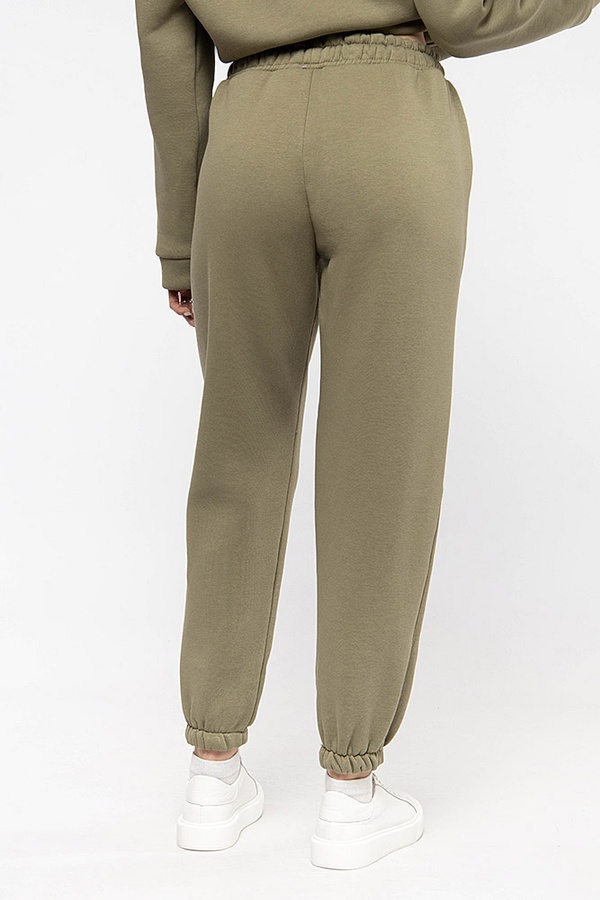 Жіночі спортивні штани 50 колір оливковий ЦБ-00204872 SKT000877115 фото