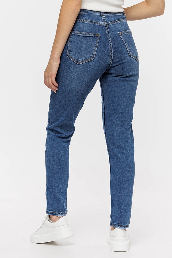 Жіночі джинси 50 колір темно-синій ЦБ-00204880 SKT000877158 фото