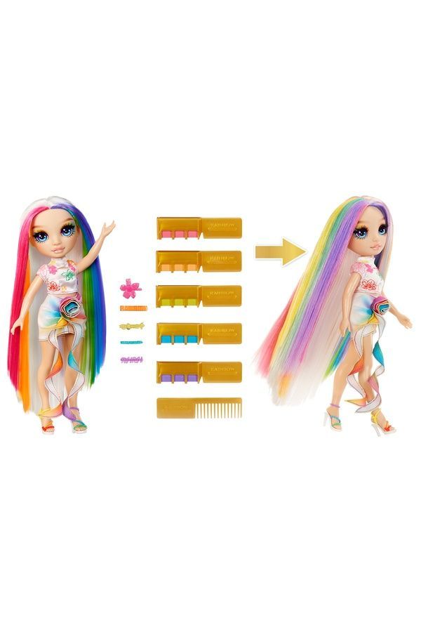 Ігровий набір з лялькою RAINBOW HIGH серії "Крейда для волосся та стиль" &ndash; АМАЯ RAINBOW HIGH 526780 ЦБ-00286475 фото