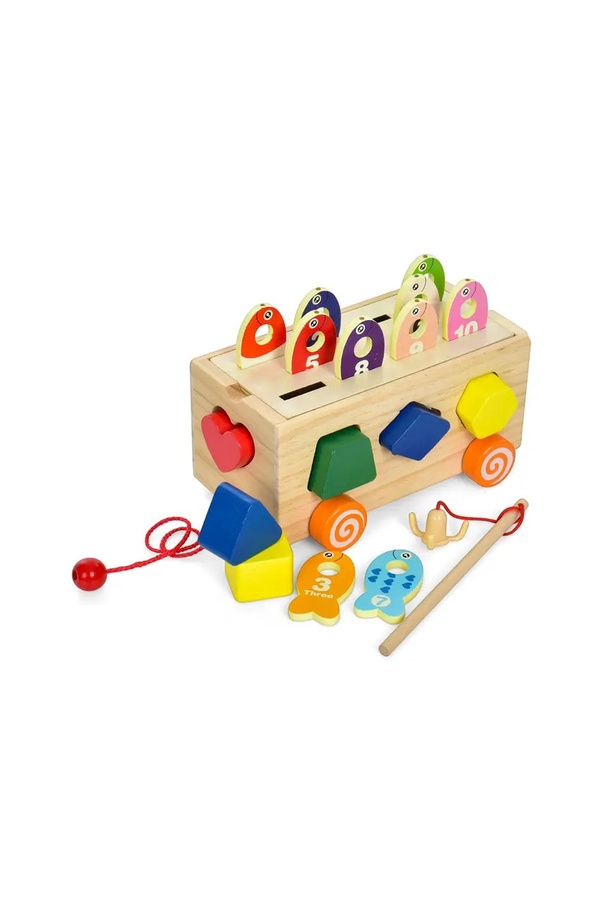 Дерев'яна іграшка "Розвивальний центр" колір різнокольоровий ЦБ-00204238 SKT000875562 фото