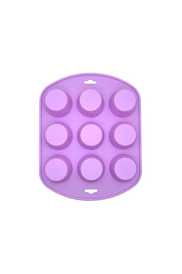 Форма силиконовая для кексов цвет фиолетовый ЦБ-00200626 SKT000868717 фото