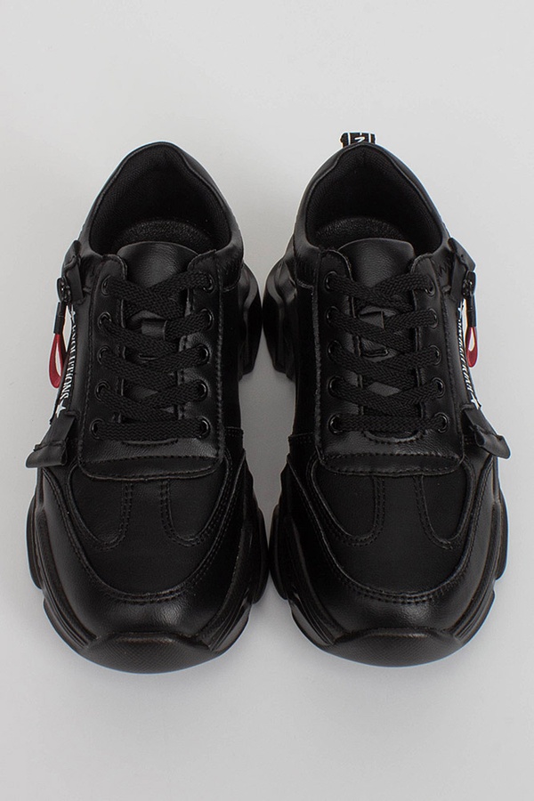 Кросівки жіночі 37 колір чорний ЦБ-00160611 SKT000571396 фото
