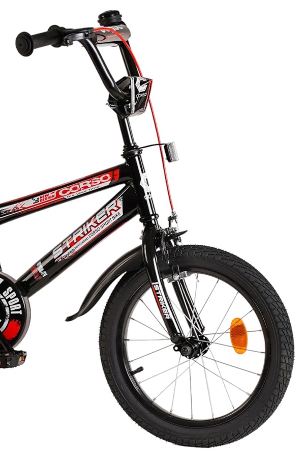 Велосипед "CORSO" STRIKER колір чорно-червоний ЦБ-00246138 SKT000983475 фото