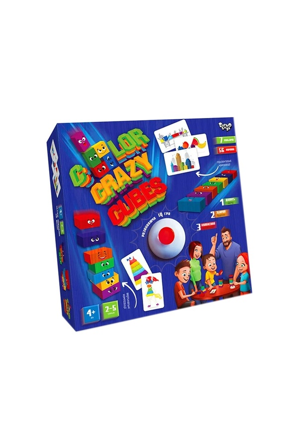 Развивающая настольная игра "Color Crazy Cubes" цвет разноцветный ЦБ-00183209 SKT000606112 фото