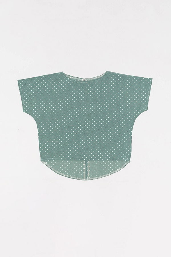 Блуза для дівчинки 116 колір бірюзовий ЦБ-00160355 SKT000542615 фото