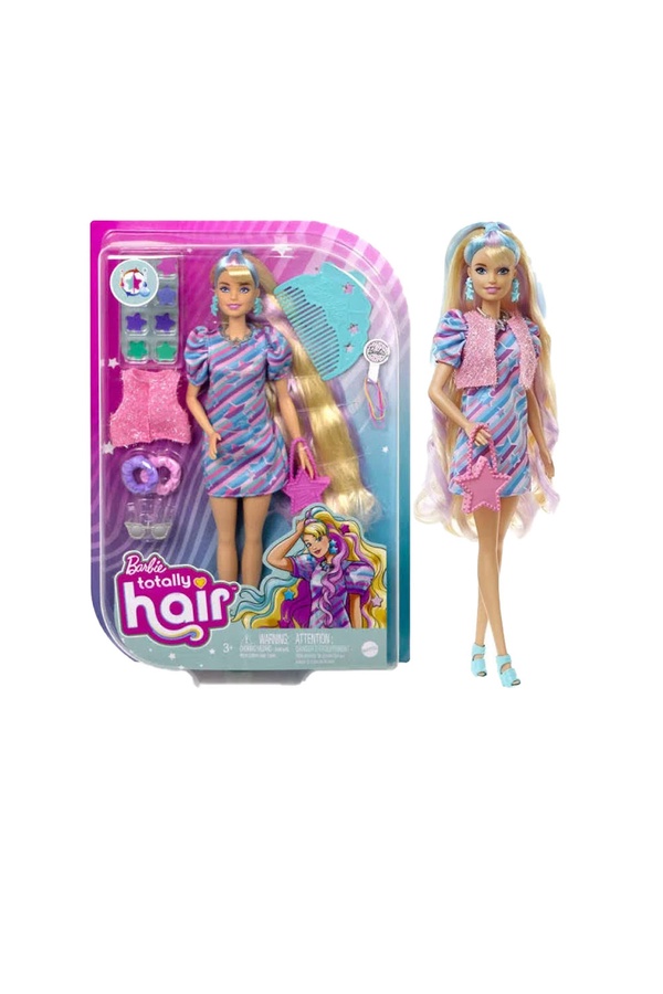 Лялька Barbie "Totally Hair" Зіркова красуня колір різнокольоровий ЦБ-00202936 SKT000873230 фото