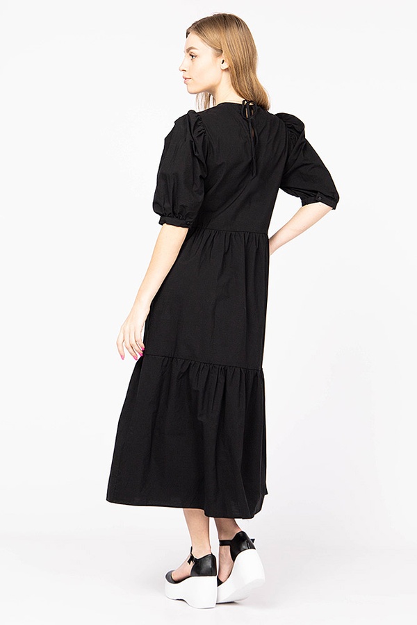 Сукня жіноча 44 колір чорний ЦБ-00174763 SKT000584802 фото