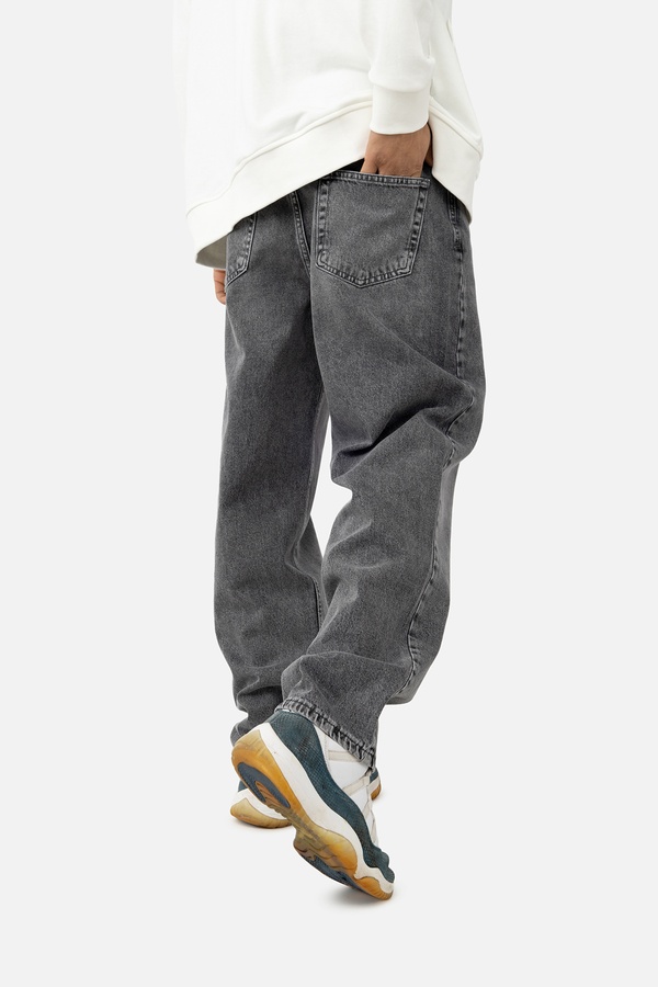 Чоловічі джинси baggy 44 колір сірий ЦБ-00241654 SKT000962288 фото