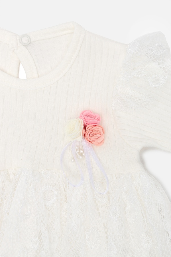 Сукня з пов'язкою для дівчинки 80 колір білий ЦБ-00243074 SKT000966893 фото