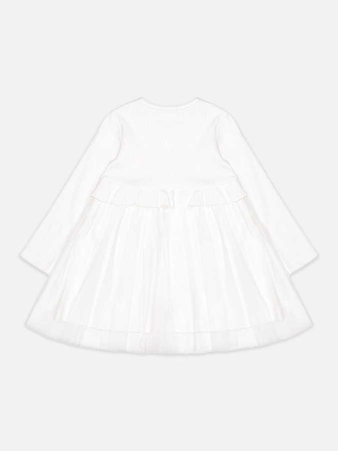 Платье для девочки 122 цвет молочный ЦБ-00229978 SKT000933590 фото