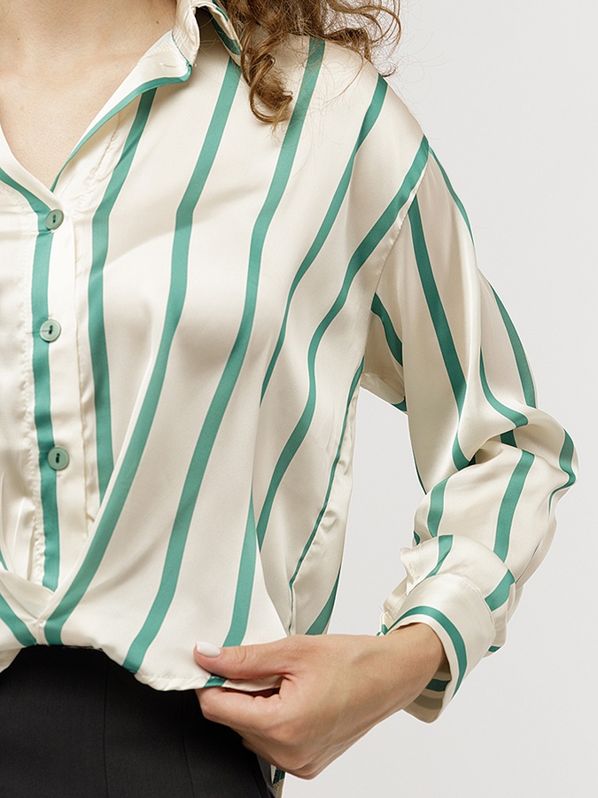 Жіноча блуза 50 колір молочний ЦБ-00227849 SKT000927658 фото