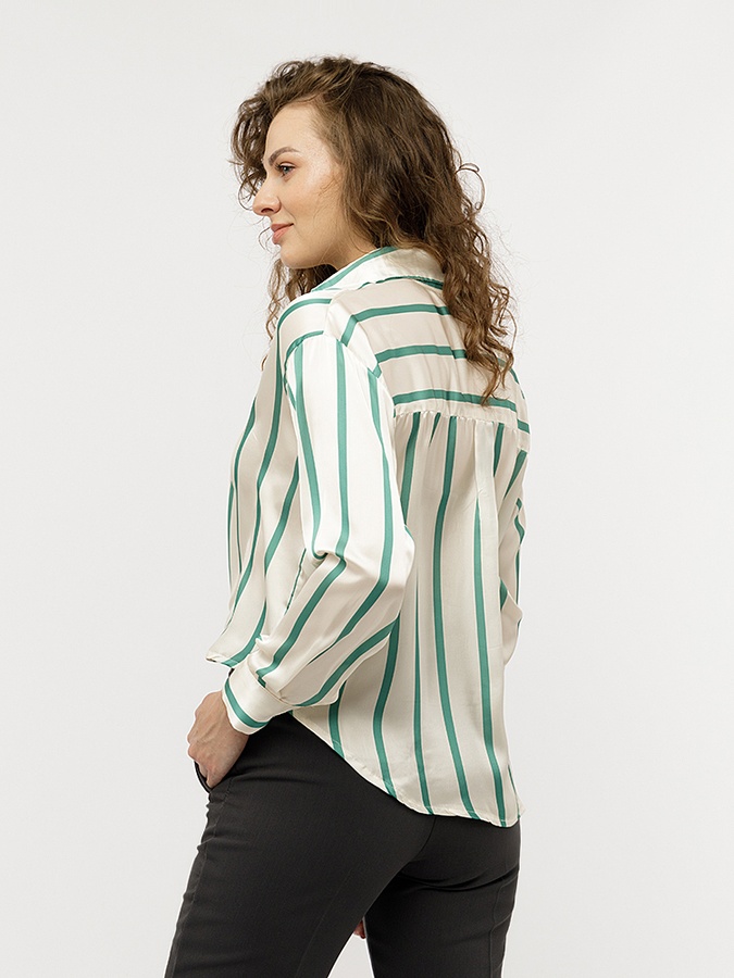 Жіноча блуза 50 колір молочний ЦБ-00227849 SKT000927658 фото