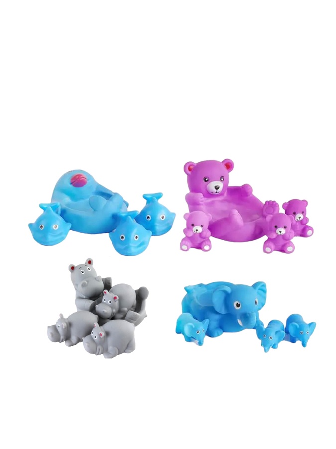 Набор игрушек для купания "Животные" цвет разноцветный ЦБ-00229676 SKT000933021 фото